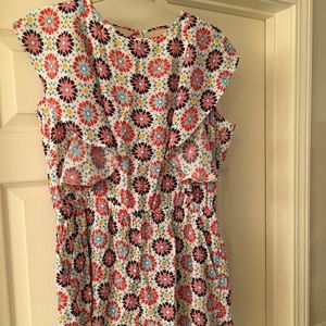 LOFT BNWT floral romper size medium.